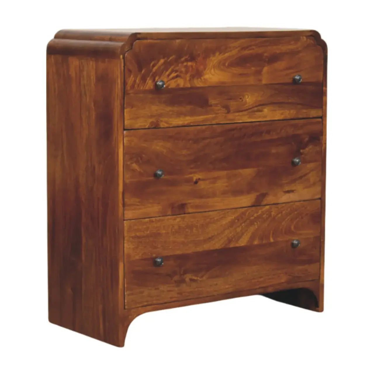 Newton Chestnut 3 Drawer Chest - Artisan Furniture - Flyclothing LLC