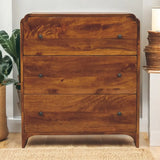 Newton Chestnut 3 Drawer Chest - Artisan Furniture - Flyclothing LLC