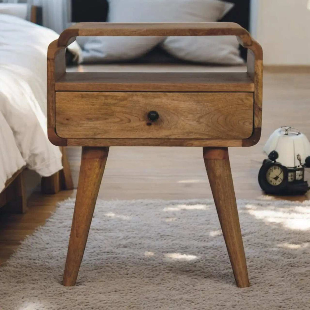 Newton Oak-ish Nightstand - Artisan Furniture - Flyclothing LLC