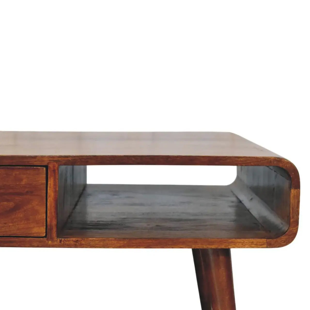 Avora 2 Drawer Chestnut Coffee Table - Artisan Furniture - Flyclothing LLC