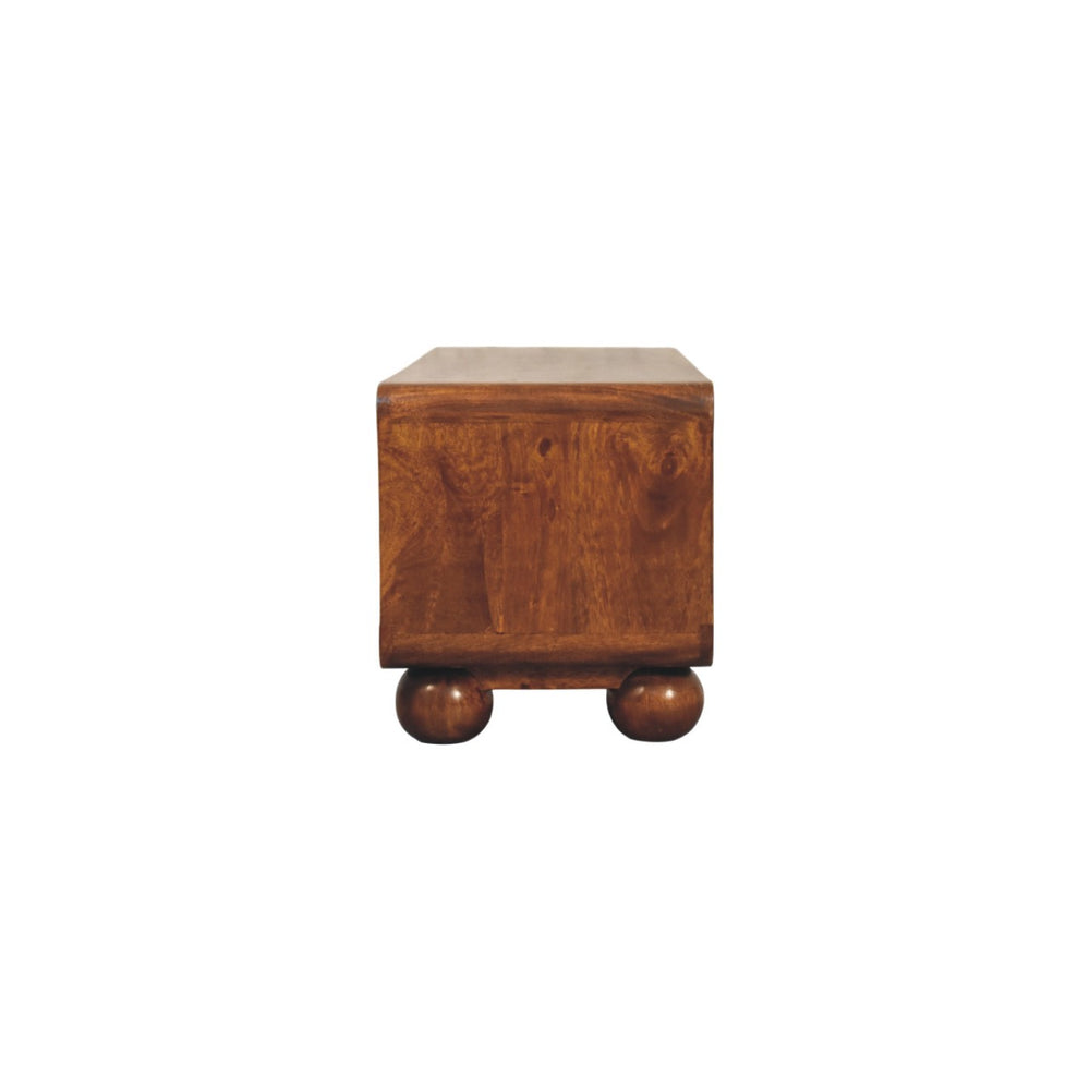 Larissa 4 Drawer Chestnut Media Unit