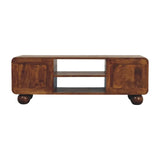 Larissa 4 Drawer Chestnut Media Unit - Artisan Furniture - Flyclothing LLC