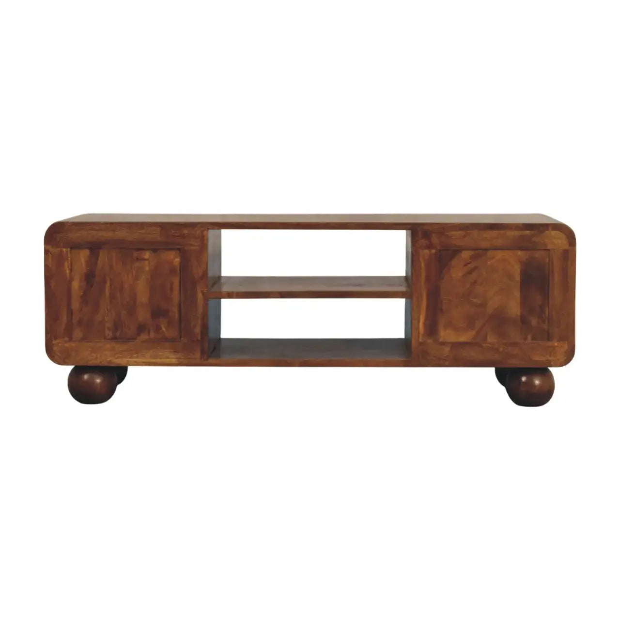 Larissa 4 Drawer Chestnut Media Unit - Artisan Furniture - Flyclothing LLC