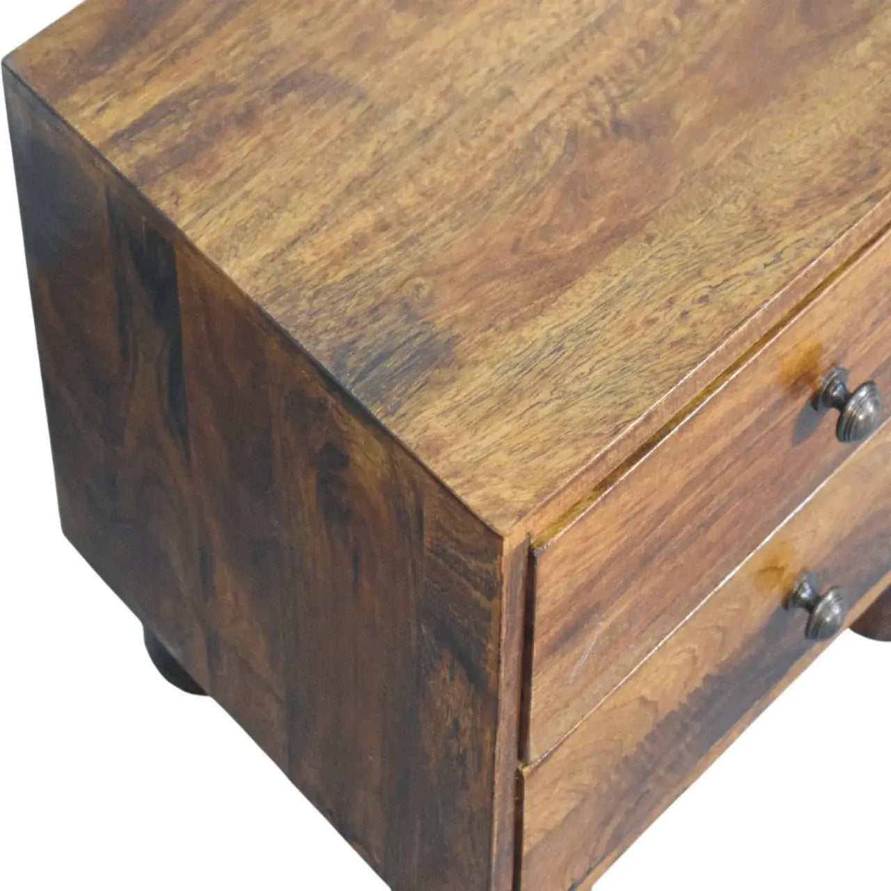 Tula 2 Drawer Chestnut Nightstand - Artisan Furniture - Flyclothing LLC