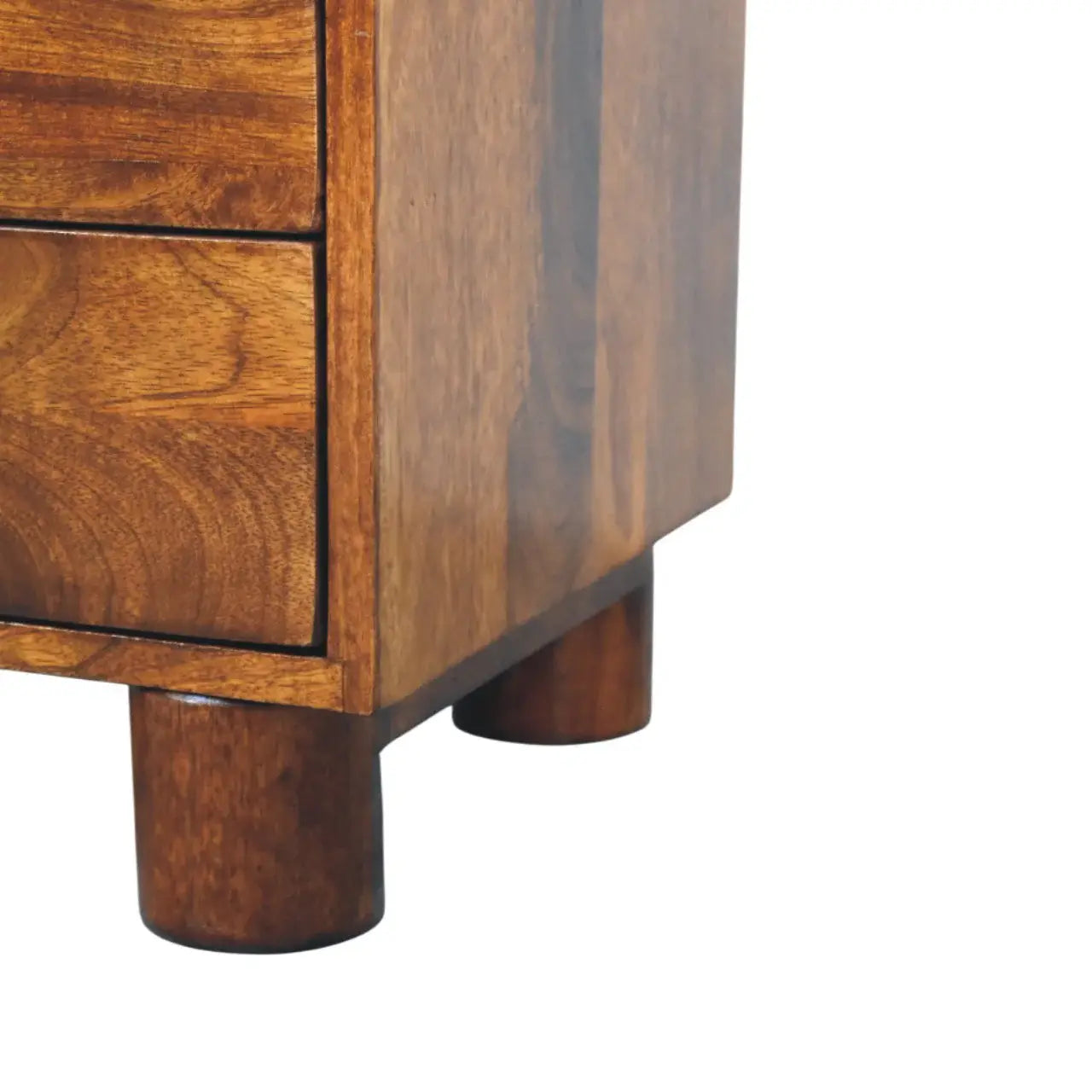 Tula 2 Drawer Chestnut Nightstand - Artisan Furniture - Flyclothing LLC