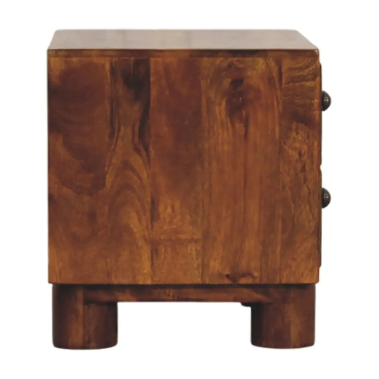 Tula 2 Drawer Chestnut Nightstand - Artisan Furniture - Flyclothing LLC