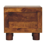 Tula 2 Drawer Chestnut Nightstand - Artisan Furniture - Flyclothing LLC