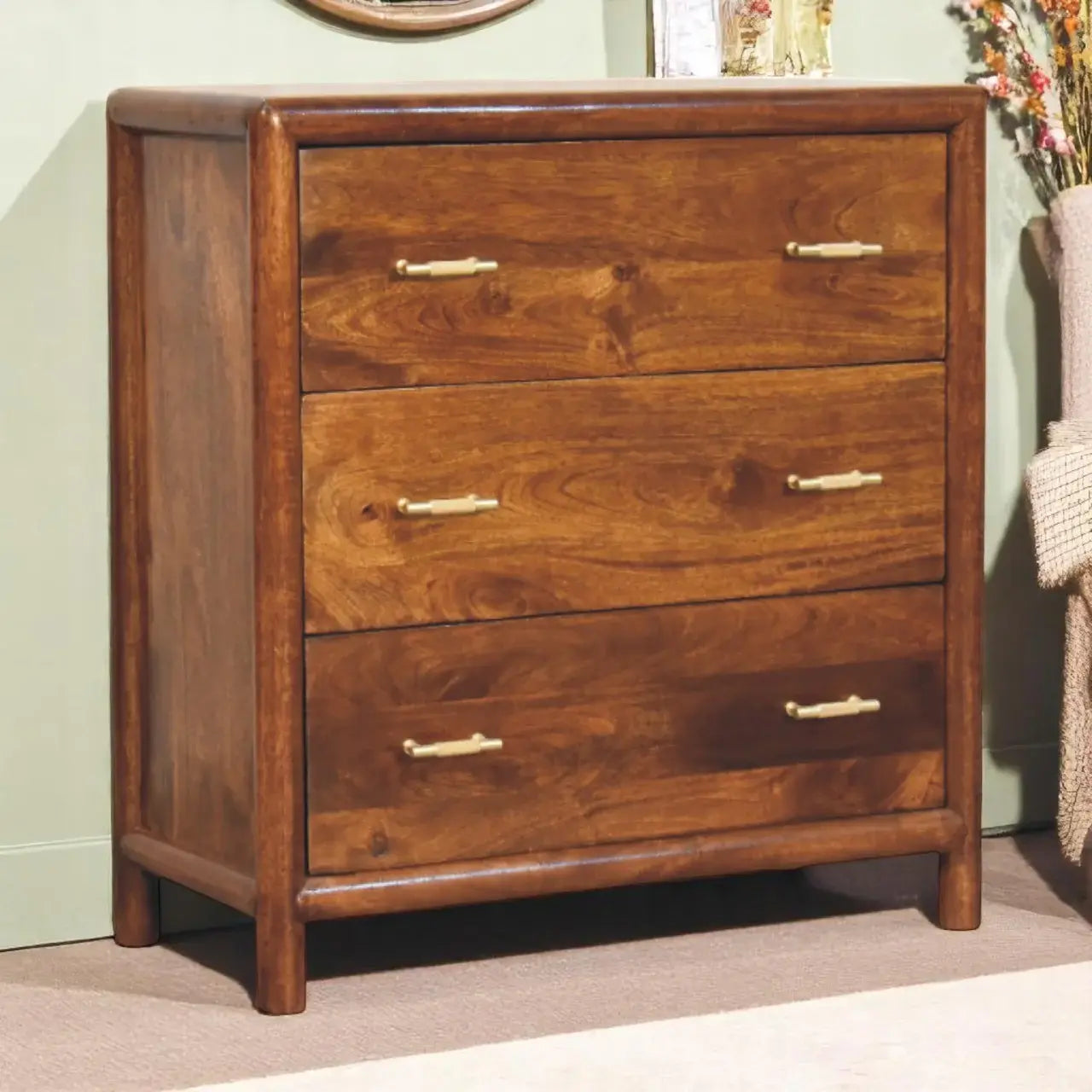 Regency 3-Drawer Chest - Artisan Furniture - Flyclothing LLC