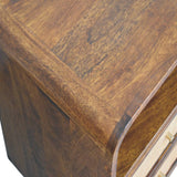 Larissa 2 Drawer Chestnut Nightstand