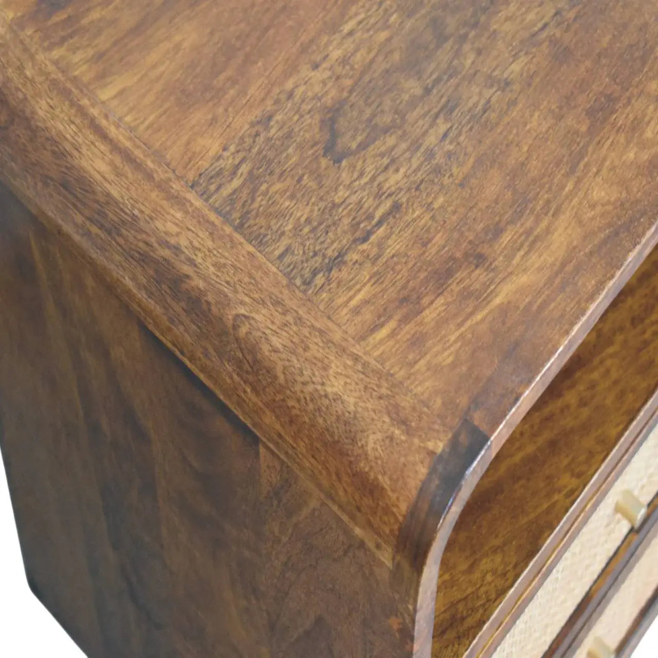 Larissa 2 Drawer Chestnut Nightstand - Artisan Furniture - Flyclothing LLC