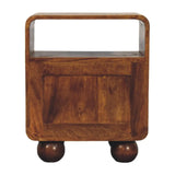 Larissa 2 Drawer Chestnut Nightstand - Artisan Furniture - Flyclothing LLC