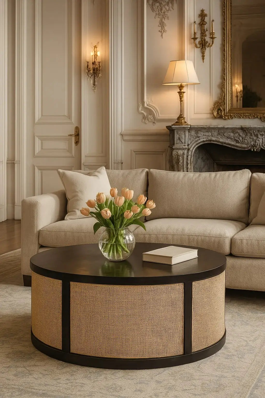 Monaco Round Rattan Centerpiece - Artisan Furniture - Flyclothing LLC