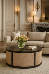 Monaco Round Rattan Centerpiece - Artisan Furniture - Flyclothing LLC