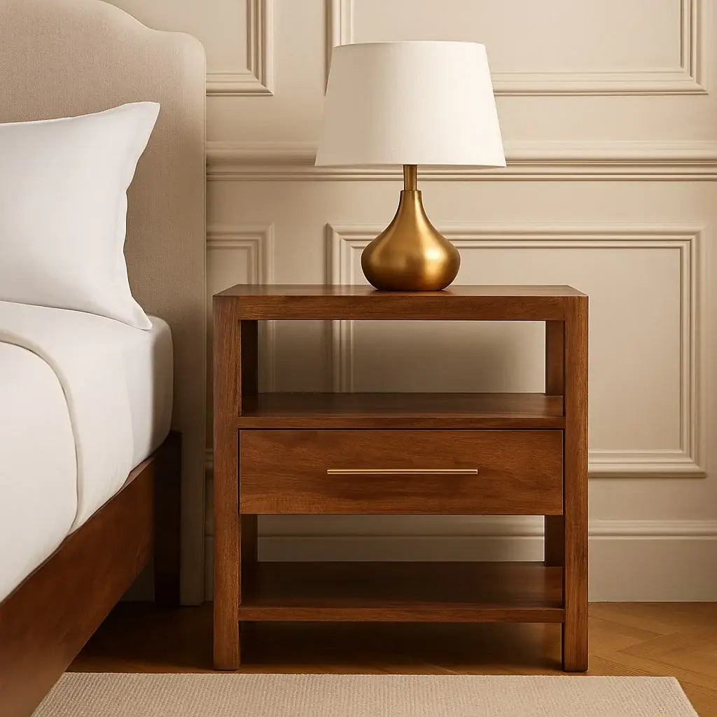 The Caldera Bedside Stand - Artisan Furniture - Flyclothing LLC