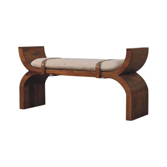 Stirrup Curve Bench