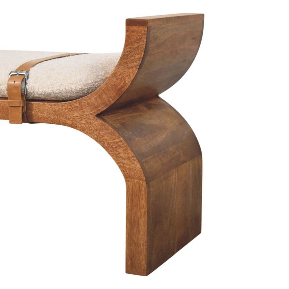 Stirrup Curve Bench