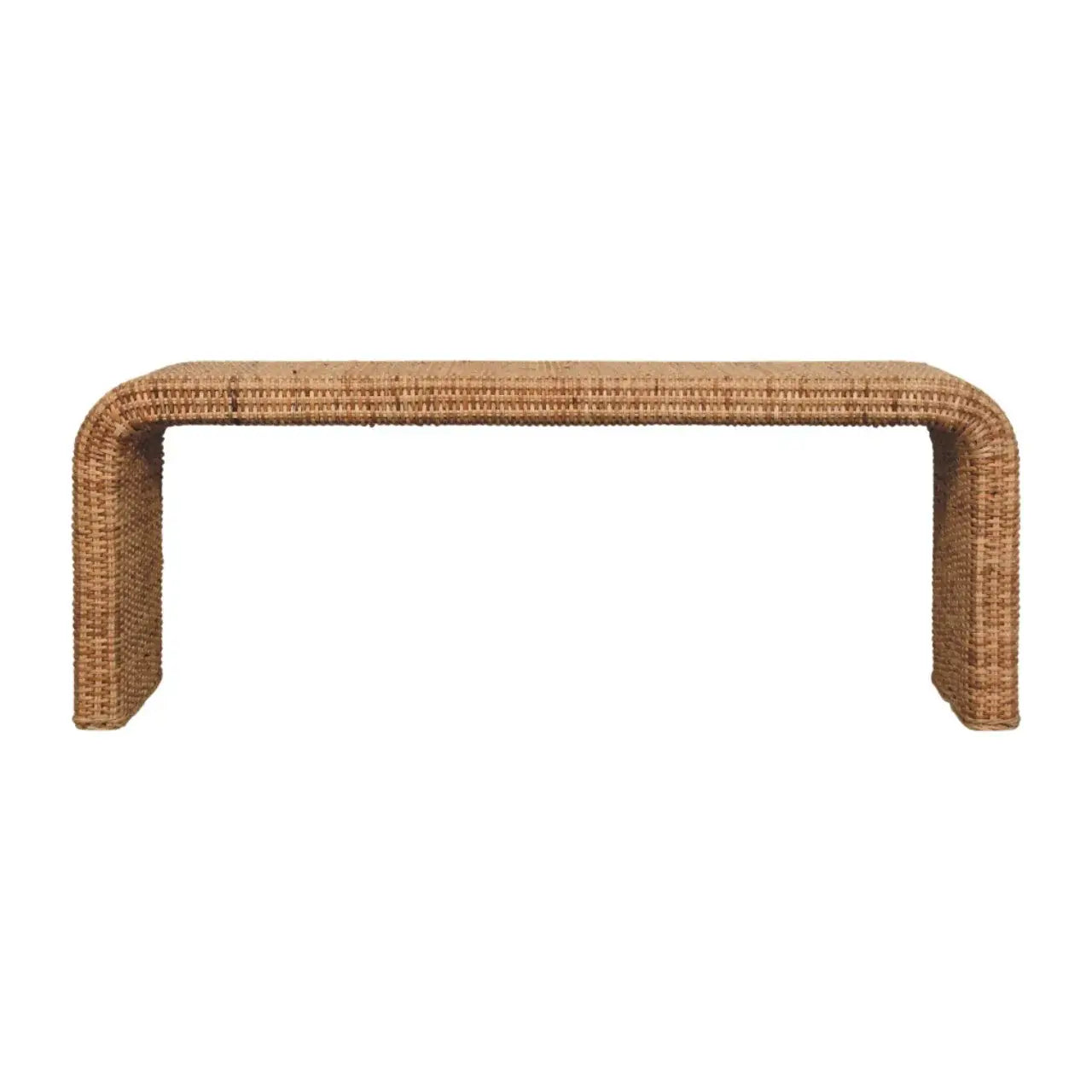 Rattan Weave Bench - Artisan Furniture - Flyclothing LLC