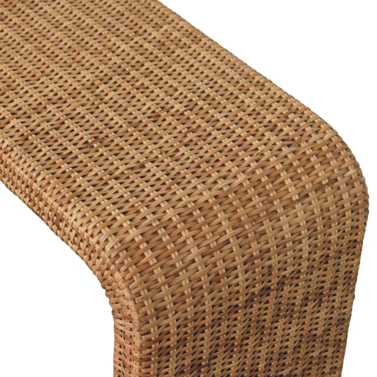 Rattan Weave Bench - Artisan Furniture - Flyclothing LLC