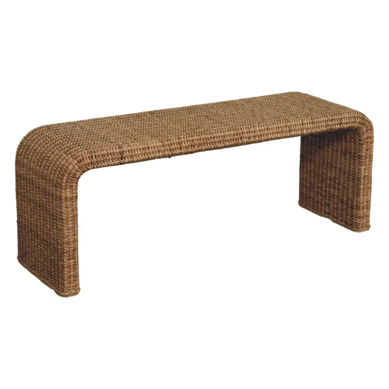 Rattan Weave Bench - Artisan Furniture - Flyclothing LLC