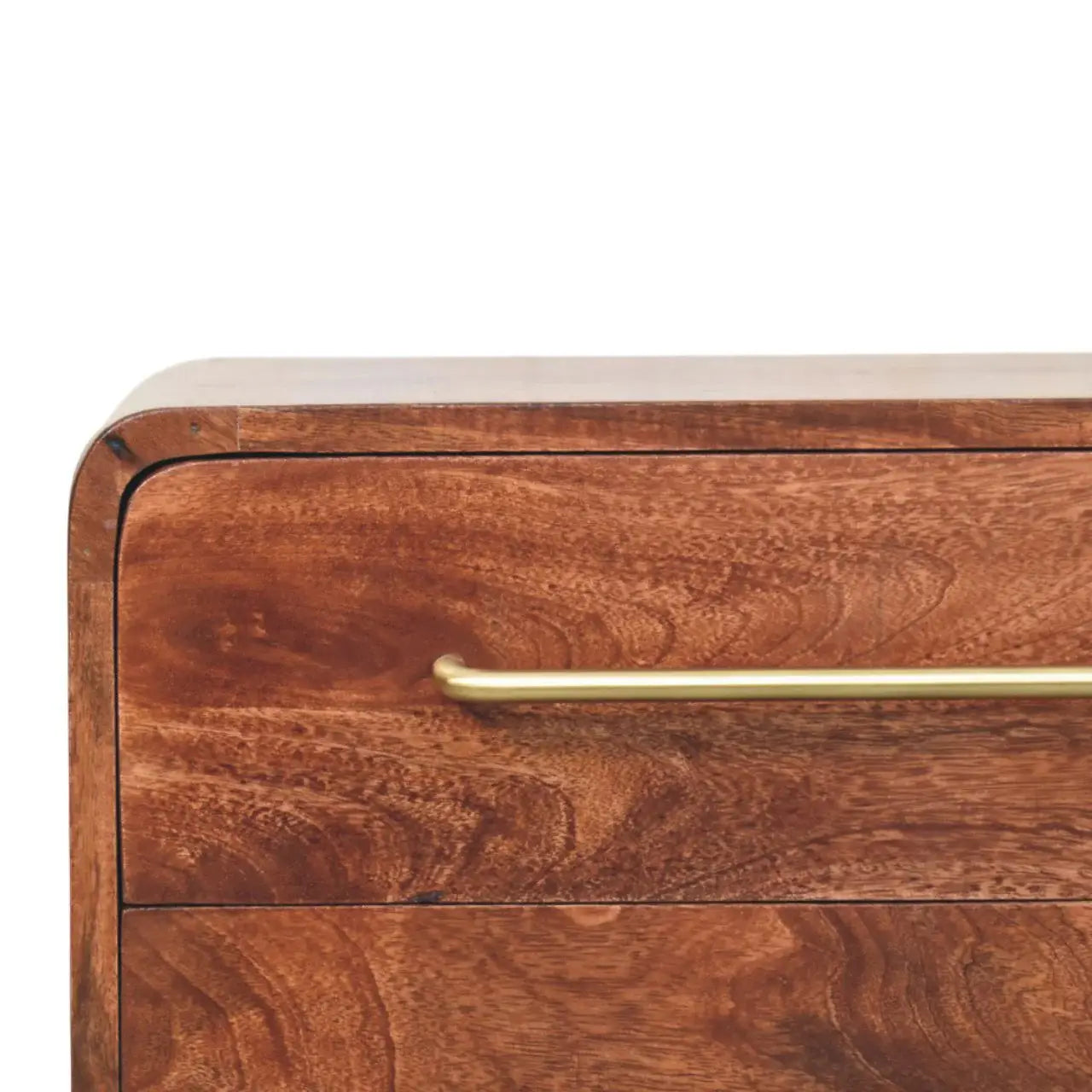 3-Drawer Rounded Chest - Artisan Furniture - Flyclothing LLC