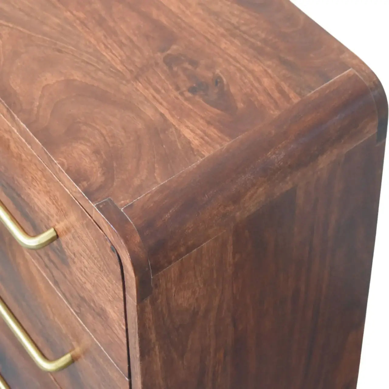 3-Drawer Rounded Chest - Artisan Furniture - Flyclothing LLC