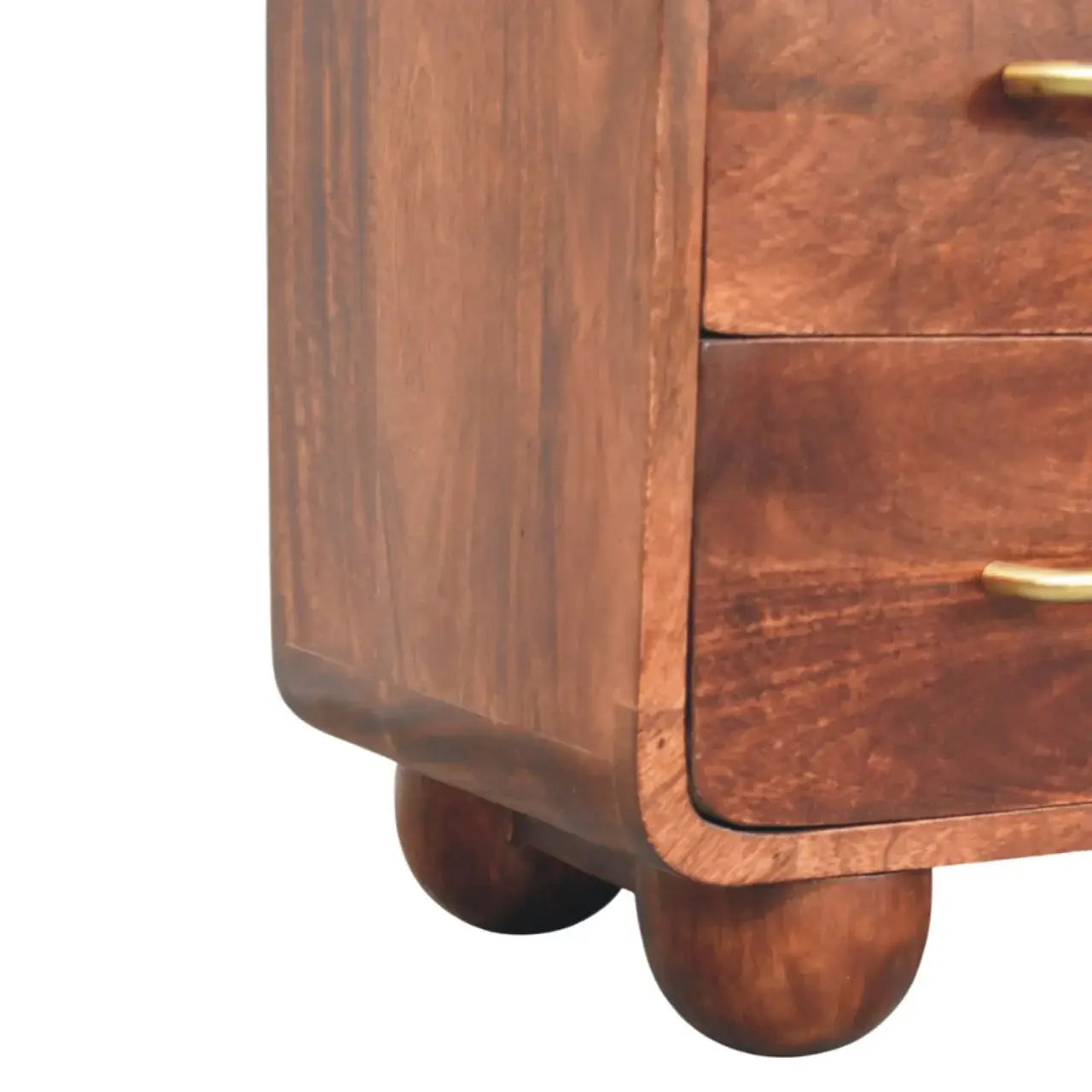 3-Drawer Rounded Chest - Artisan Furniture - Flyclothing LLC