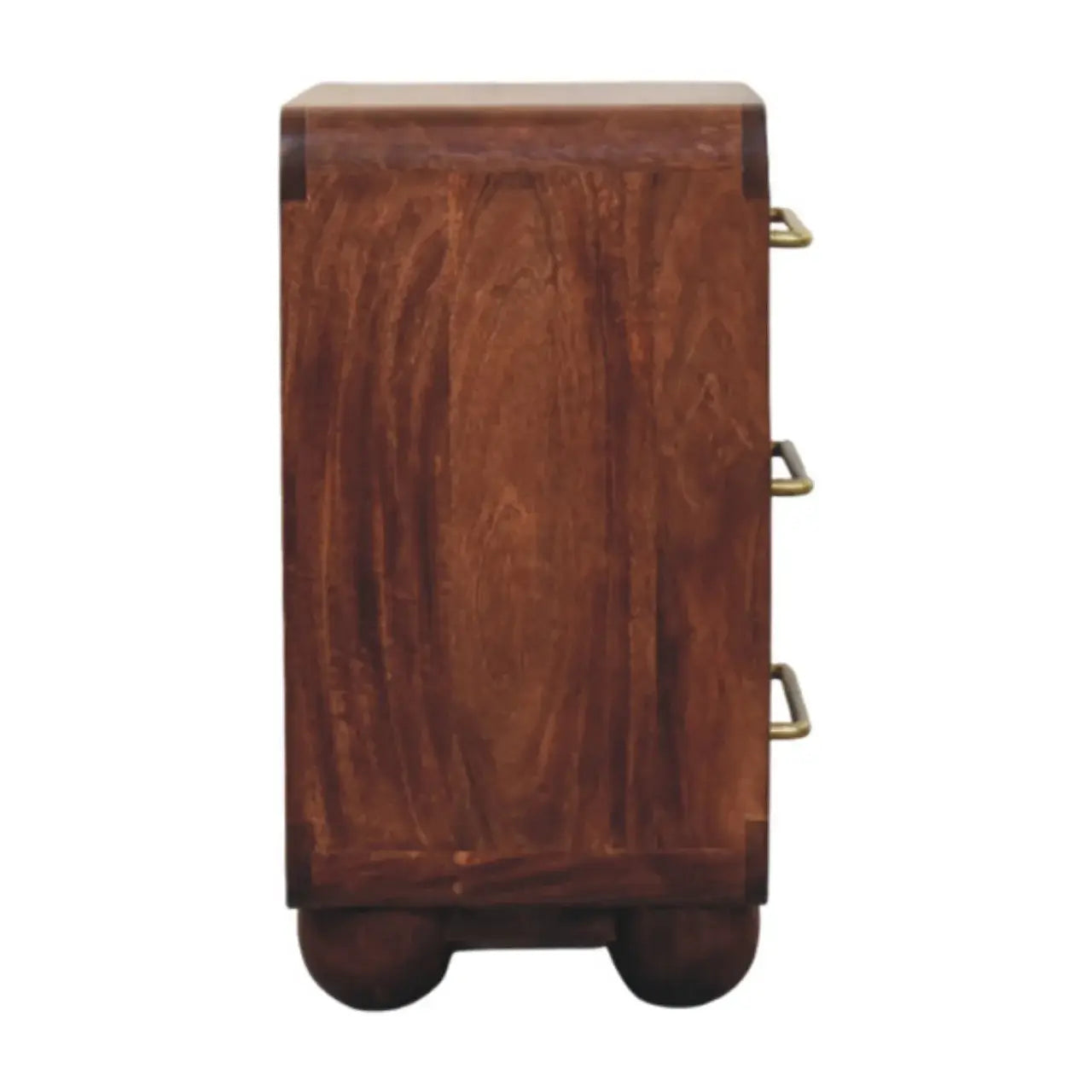 3-Drawer Rounded Chest - Artisan Furniture - Flyclothing LLC