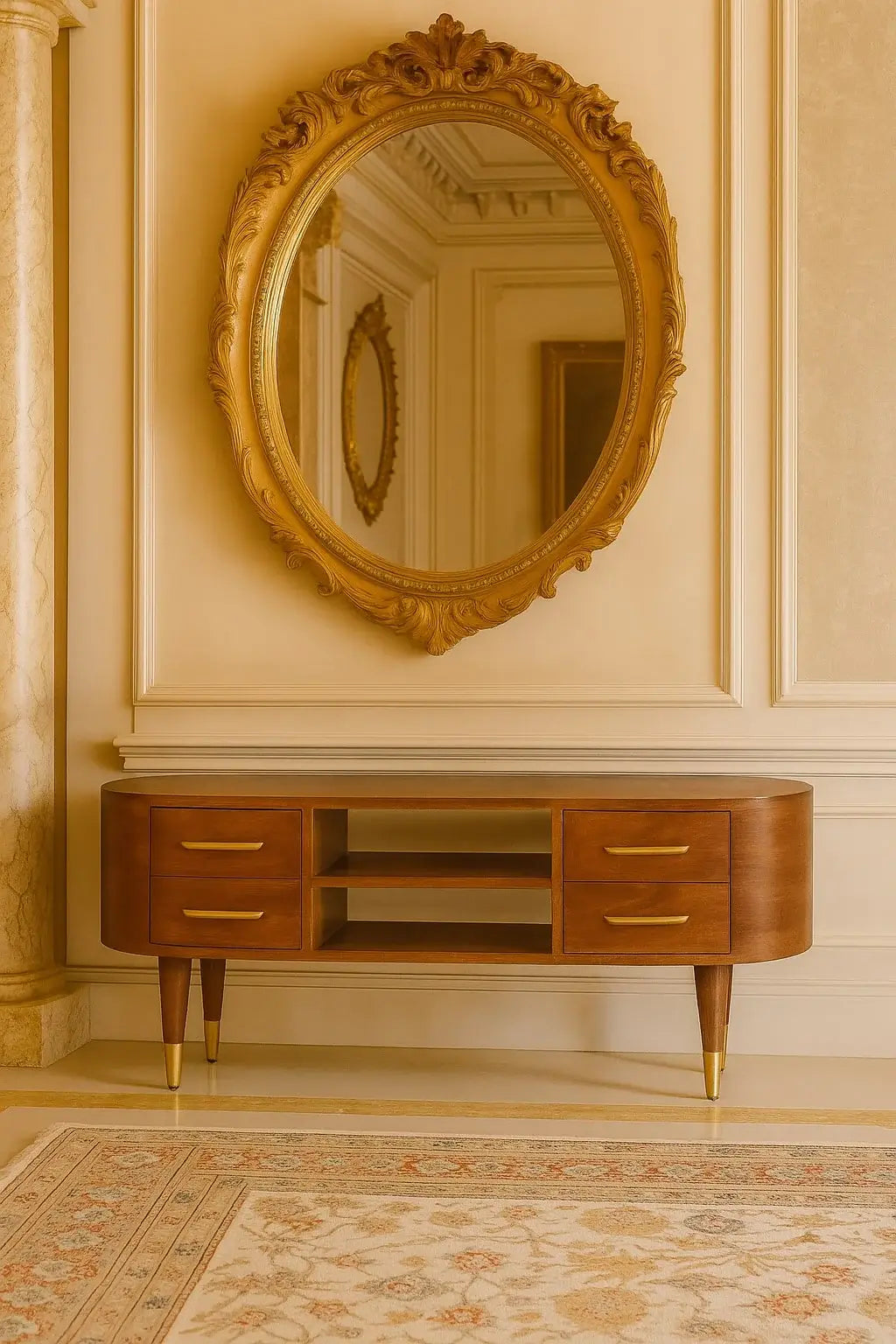 Jetson Curve Media Console - Artisan Furniture - Flyclothing LLC