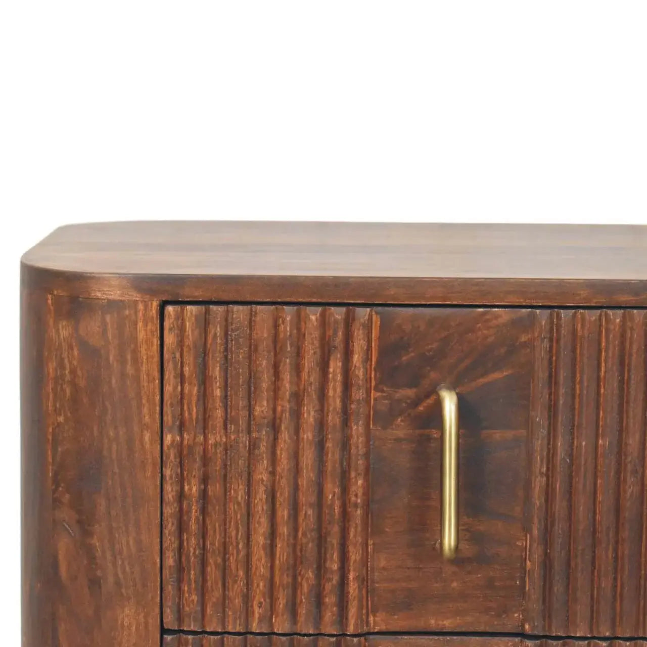 Marlowe Fluted Nightstand - Artisan Furniture - Flyclothing LLC