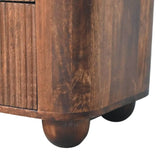 Marlowe Fluted Nightstand - Artisan Furniture - Flyclothing LLC
