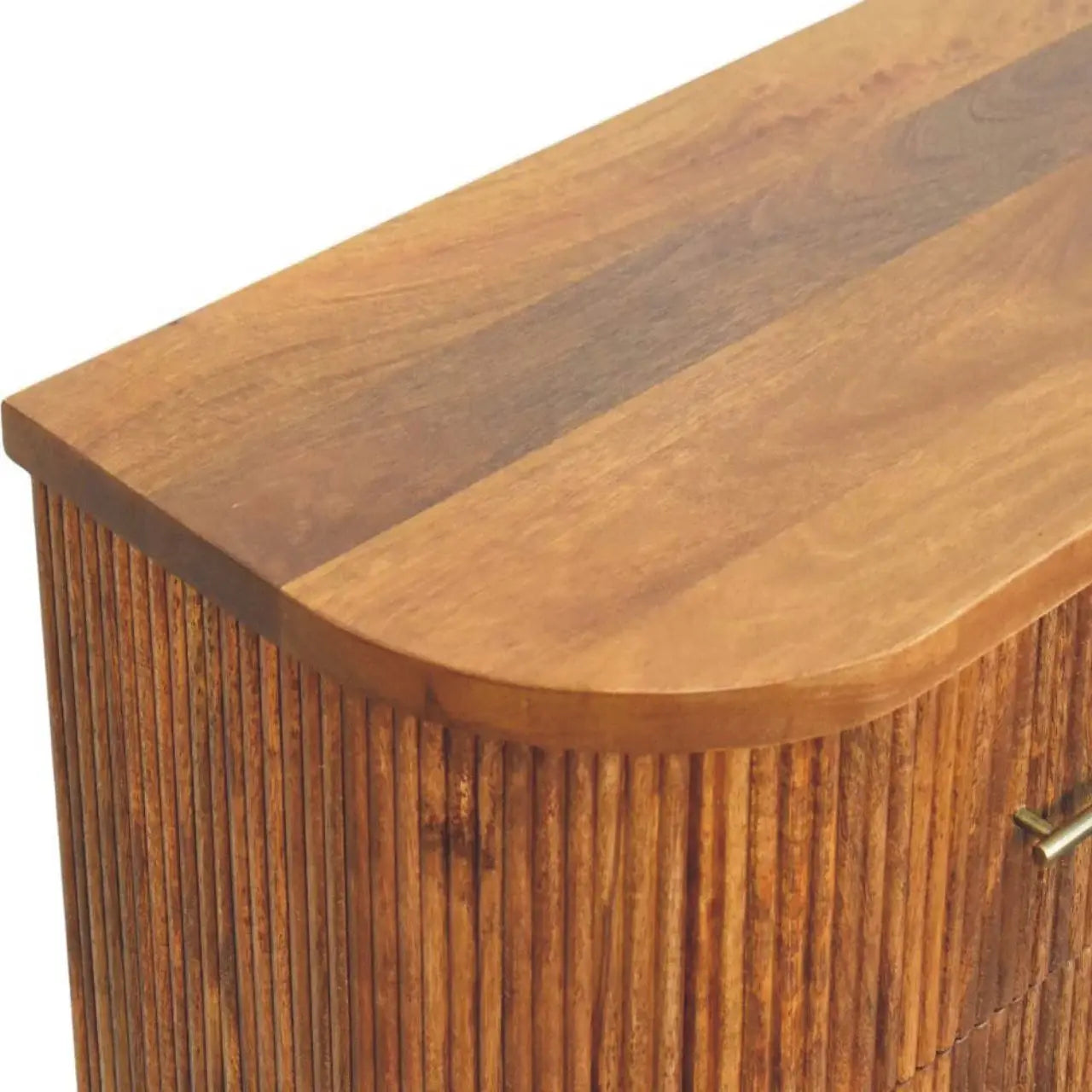 Emerson Ribbed 3-Drawer Chest - Artisan Furniture - Flyclothing LLC