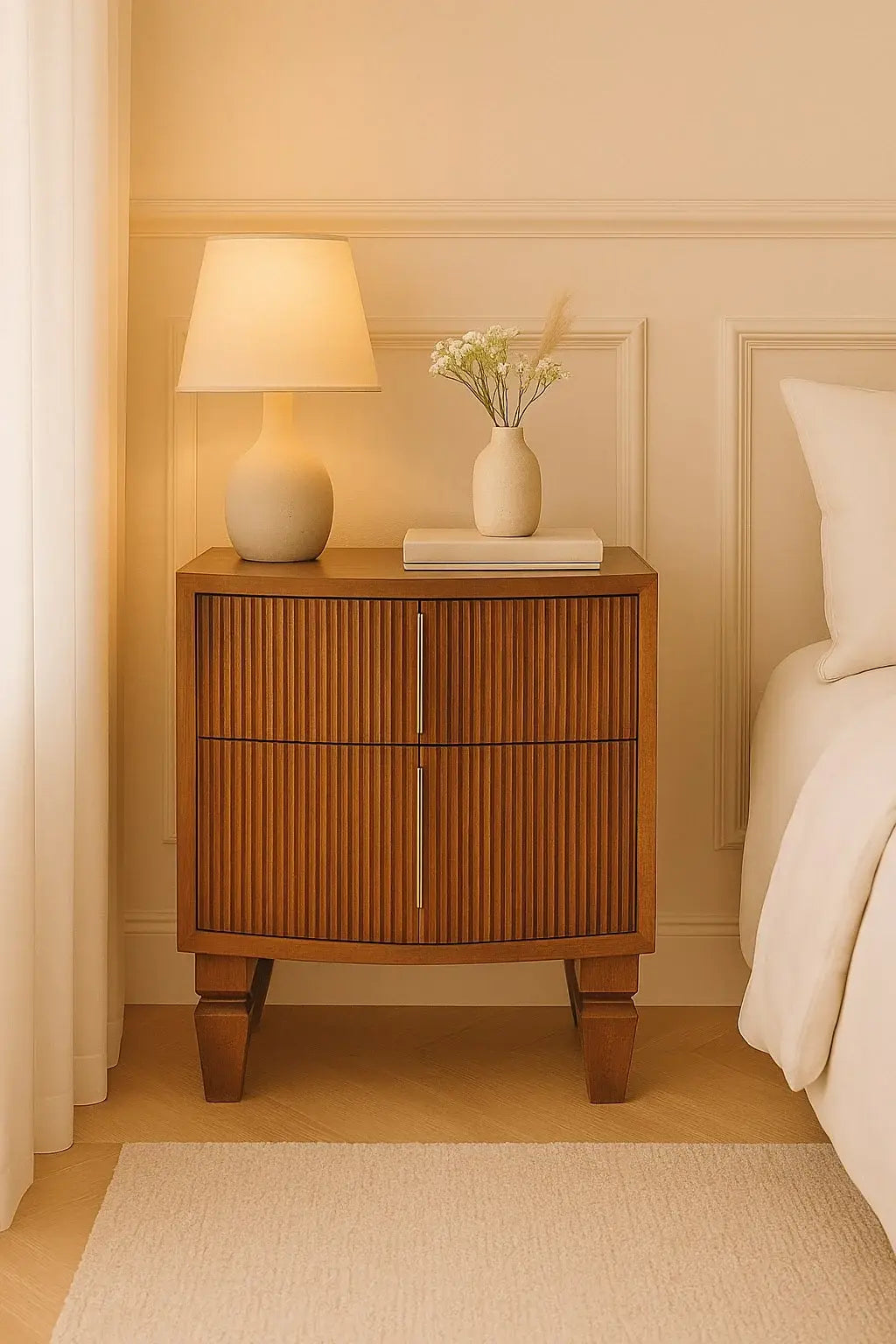 Louvre Bedside Unit - Artisan Furniture - Flyclothing LLC