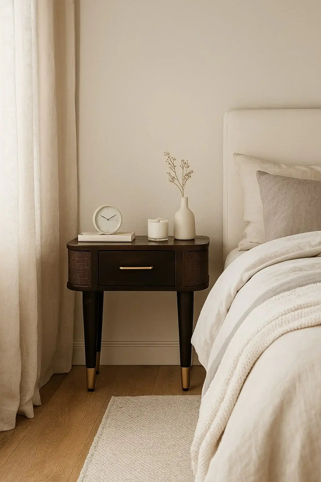 Belmont Bedside - Artisan Furniture - Flyclothing LLC