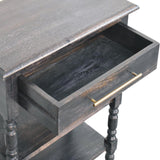 Heritage Turned-Leg Side Table