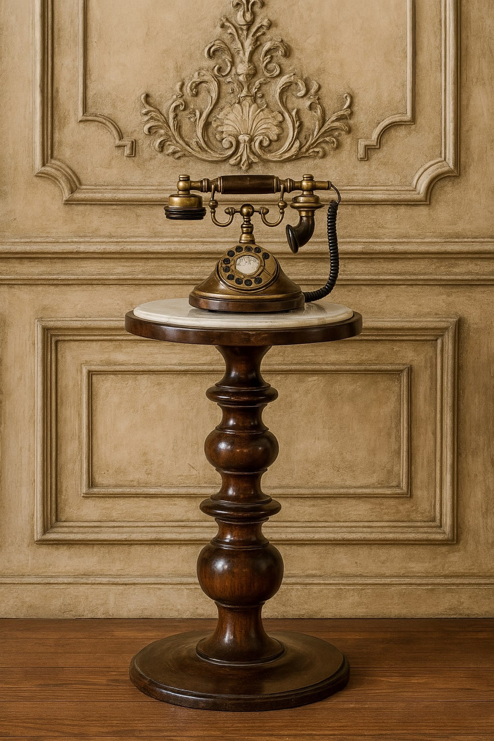 Bellmont Marble-Top Side Table