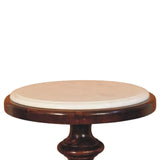 Bellmont Marble-Top Side Table - Artisan Furniture - Flyclothing LLC