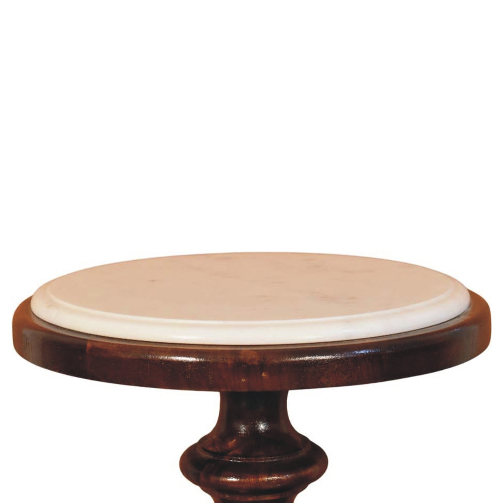 Bellmont Marble-Top Side Table