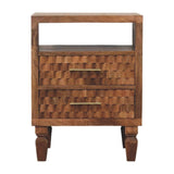 Arno Bedside in Golden Teak