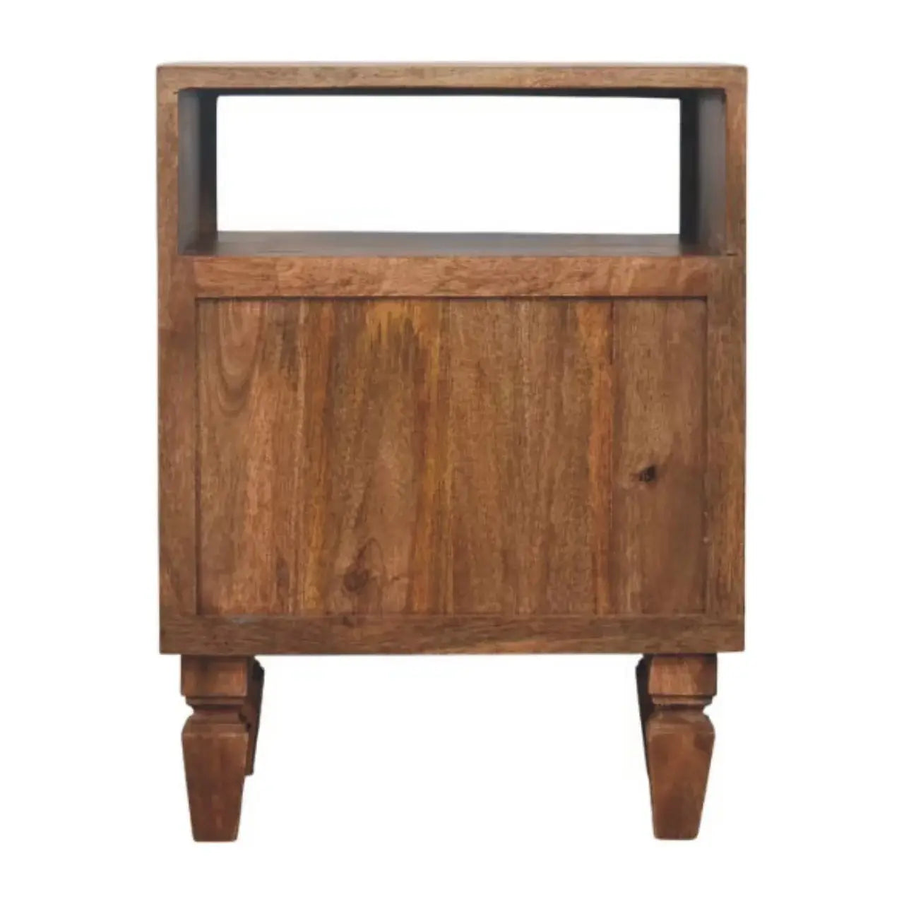 Arno Bedside in Golden Teak - Artisan Furniture - Flyclothing LLC