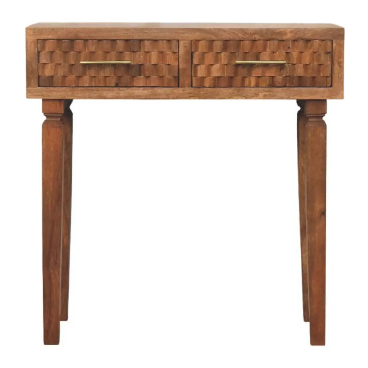 Arno Console Table in Golden Teak - Artisan Furniture - Flyclothing LLC