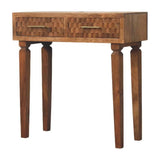 Arno Console Table in Golden Teak - Artisan Furniture - Flyclothing LLC
