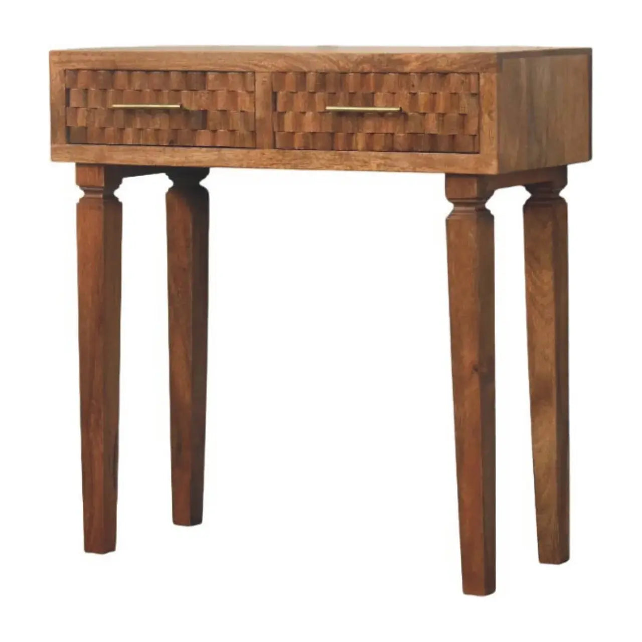 Arno Console Table in Golden Teak - Artisan Furniture - Flyclothing LLC