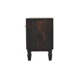 Rattan Curve Edge Nightstand - Artisan Furniture - Flyclothing LLC