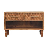 Arno Shoe Storage Unit in Golden Teak - Artisan Furniture - Flyclothing LLC