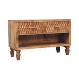 Arno Shoe Storage Unit in Golden Teak - Artisan Furniture - Flyclothing LLC