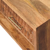 Arno Shoe Storage Unit in Golden Teak - Artisan Furniture - Flyclothing LLC