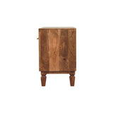 Arno Shoe Storage Unit in Golden Teak - Artisan Furniture - Flyclothing LLC