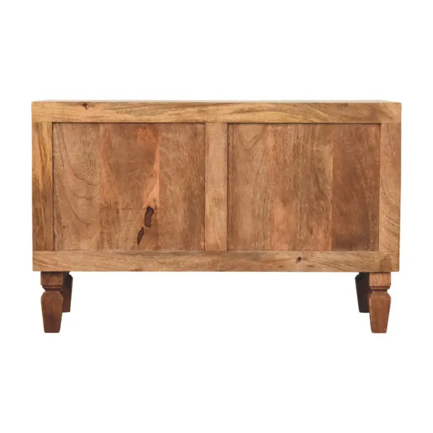 Arno Shoe Storage Unit in Golden Teak - Artisan Furniture - Flyclothing LLC