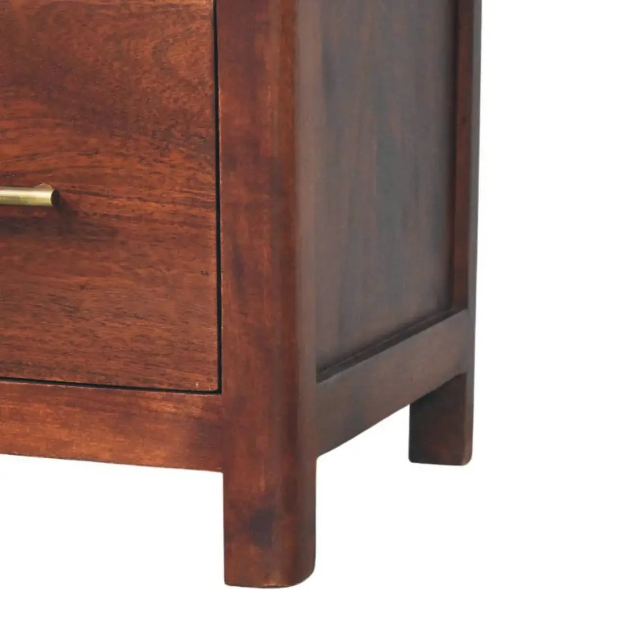 Arched Edge 1 Drawer Bedside - Artisan Furniture - Flyclothing LLC