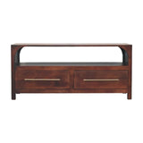 Arched Edge 2 Drawer Media Unit - Artisan Furniture - Flyclothing LLC